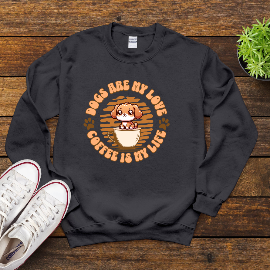 Dogs Are My Love Coffee Is My Life