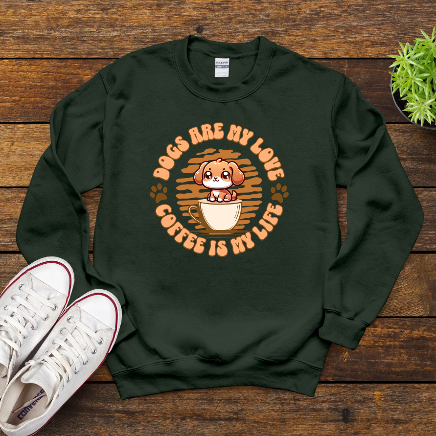 Dogs Are My Love Coffee Is My Life