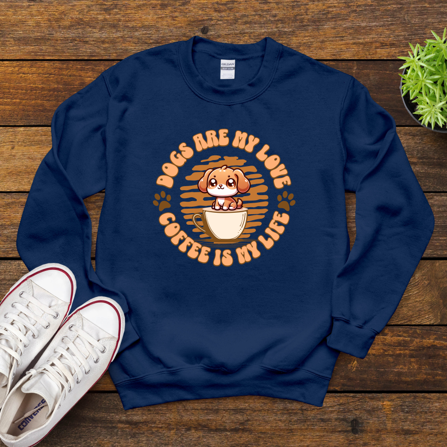 Dogs Are My Love Coffee Is My Life