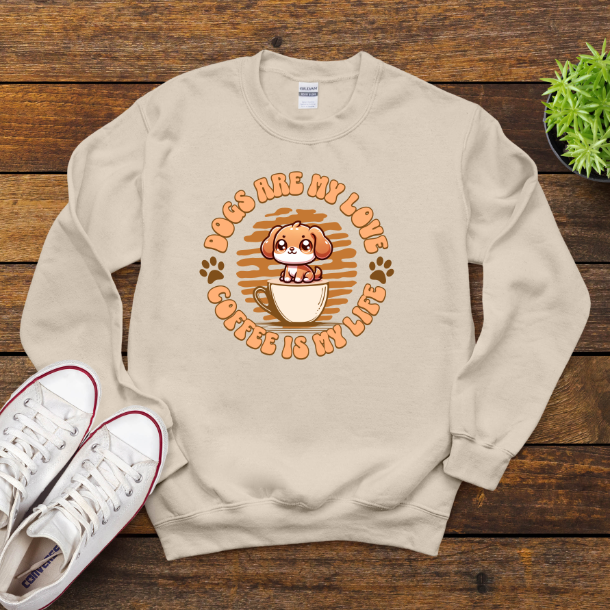 Dogs Are My Love Coffee Is My Life