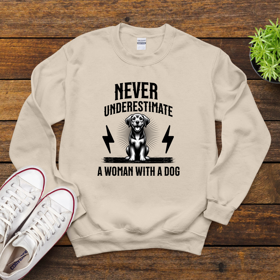 Never Underestimate A Woman With A Dog