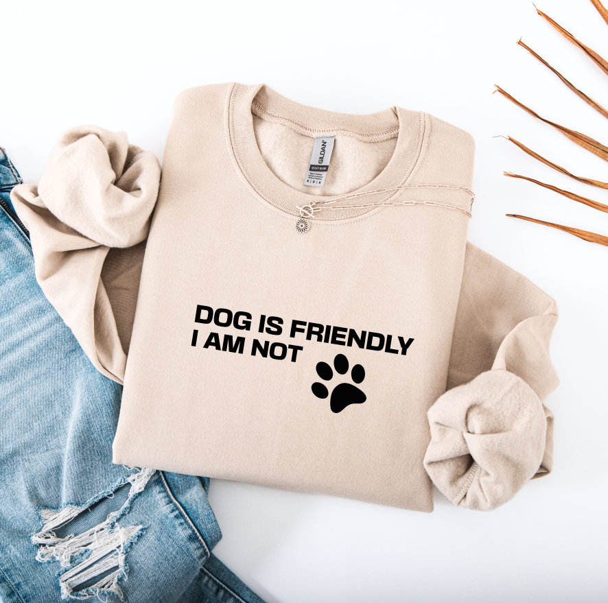 Dog Is Friendly I Am Not